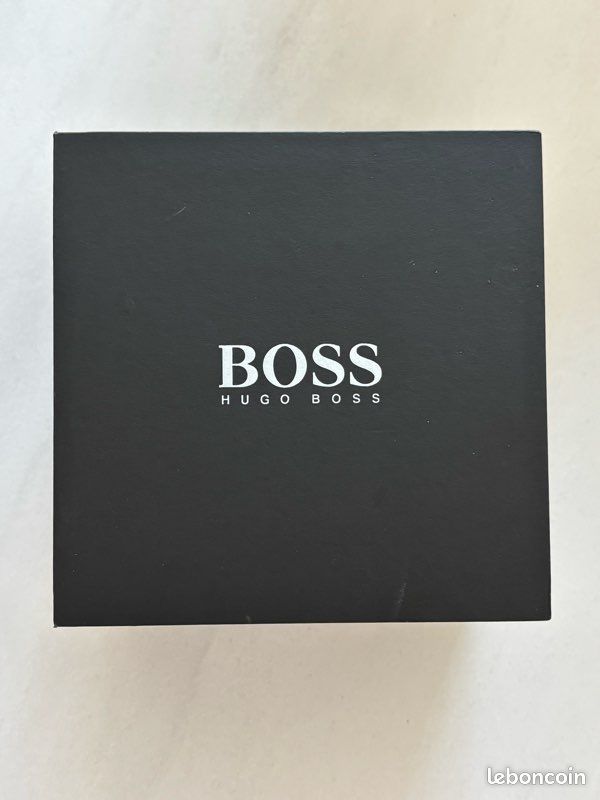 Montre Hugo Boss homme bracelet cuir noir (image 4)
