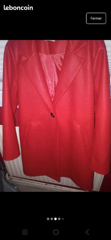 Manteau rouge neuf (image 3)