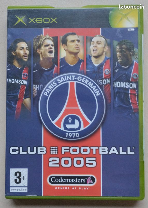 PSG Club Football 2005 Sur Xbox - Version Française Complète - Bon état