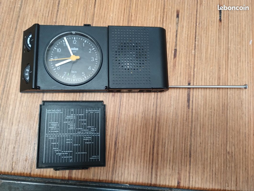 Réveil De Voyage Vintage Remington Mini Quartz Ultra, Analogique, Années 80