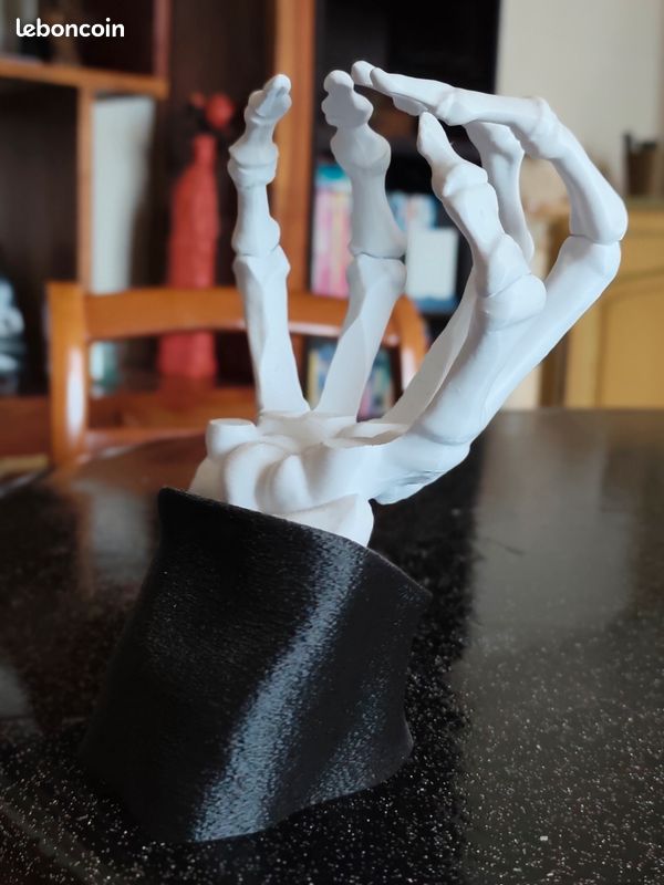 Support main squelette pour Alexa écho dot 4 et 5eme génération (image 3)