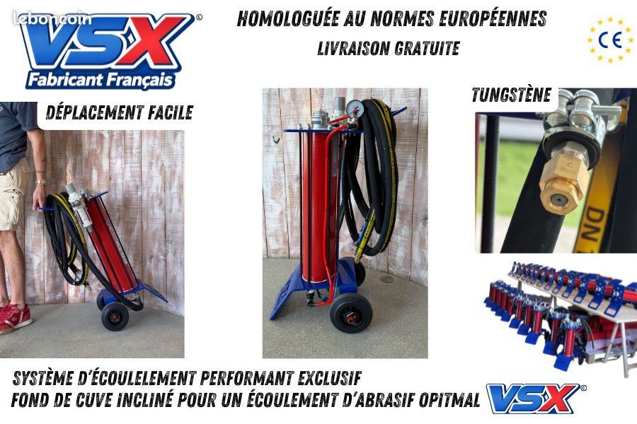 Sableuse aérogommeuse VSX MAGGY MAX (image 2)