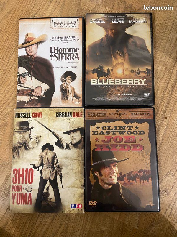 Lot de 4 DVD thème Western (image 1)