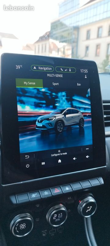 RENAULT CAPTUR 1.0 TCE GPL 100 INTENS - ENTRETIEN RENAULT - CARPLAY CAMERA COCKPIT - GARANTIE 6 A 36 MOIs (image 20)