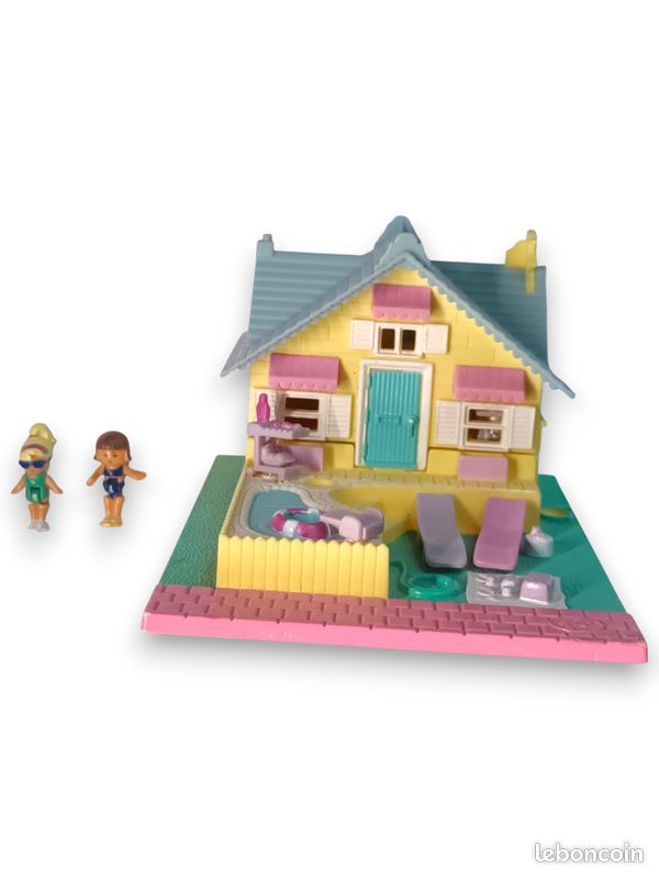 POLLY POCKET - Summer House - Variation Purple accessories (1993) (image 1)