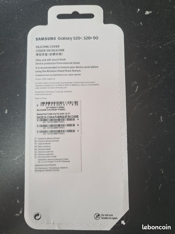 Coque silicone Samsung S20+ (image 2)