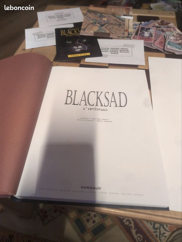 Lot 3 BD đ BLACKSAD : INTĂGRALE SERIGRAPHIE JEU... (image 13)