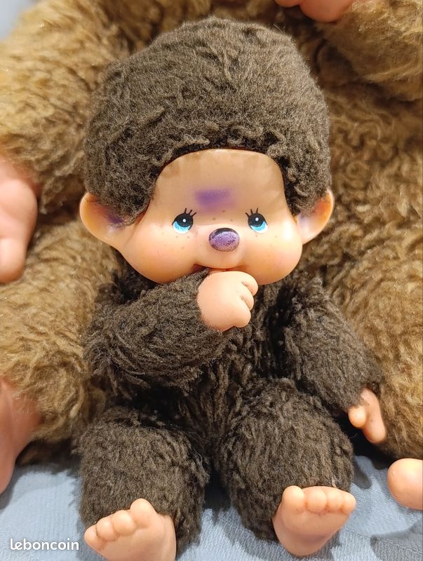 6 Paires De Chaussures Pour Ours Kiki – Peluche Monchichi – Années 80 – Occasion