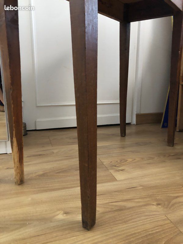 Petite table / desserte en vous massif vintage (image 3)