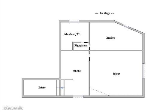 Appartement 2 pièces 32 m²