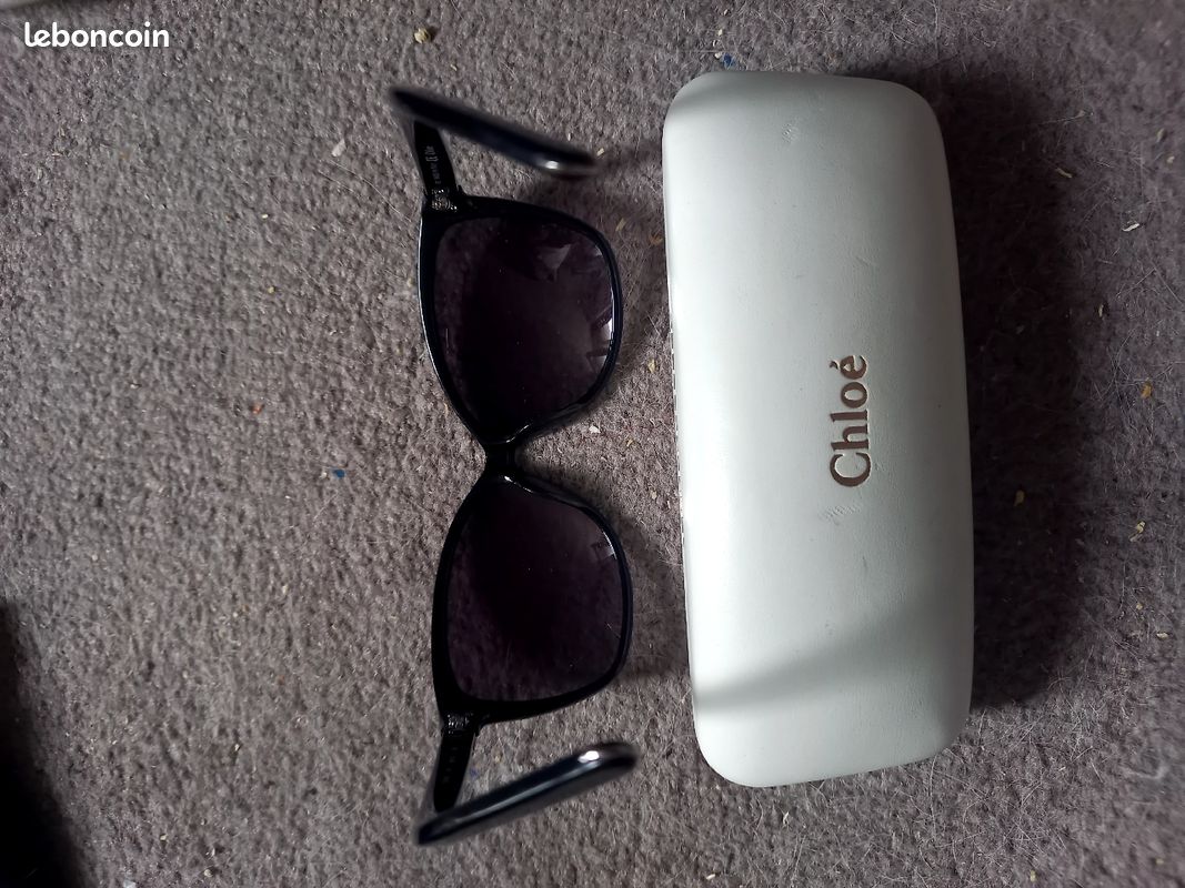 Lunettes de soleil noires Chloé femmes (image 6)