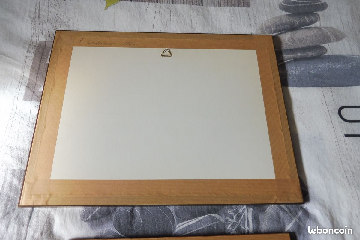 Eau forte colorée signée "J. Bott " (image 4)