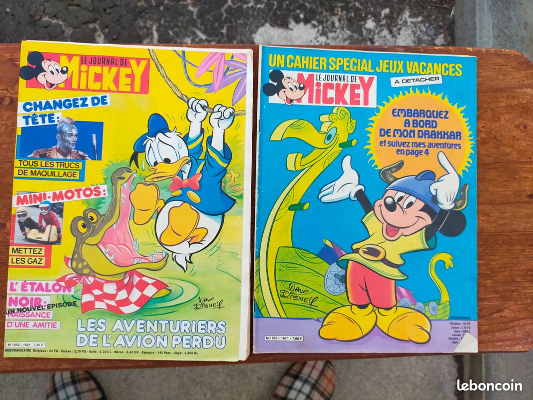 17 heddomadaires du Journal de Mickey de 1984 (image 6)