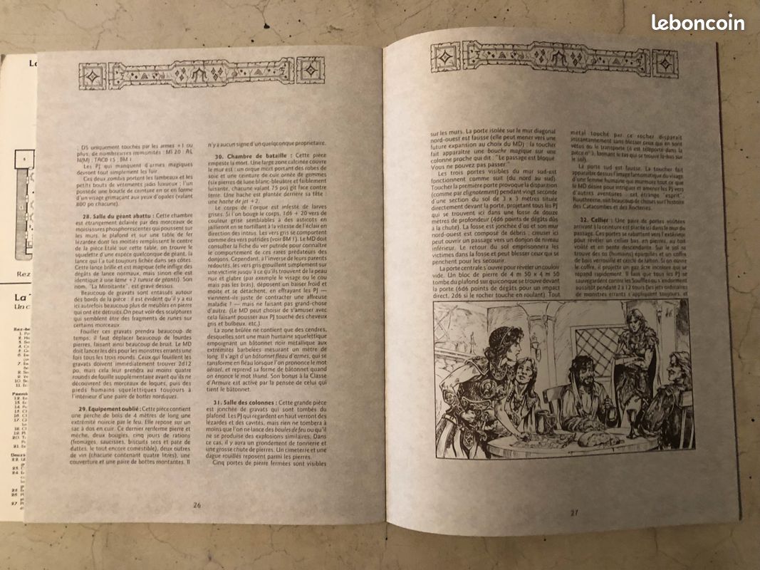 ROQ1 Les Catacombes de Soirétoile (jdr AD&D 2ème édition - Forgotten