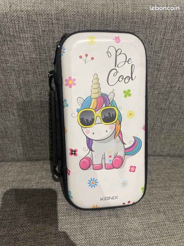 Housse Nintendo switch konix Licorne Consoles