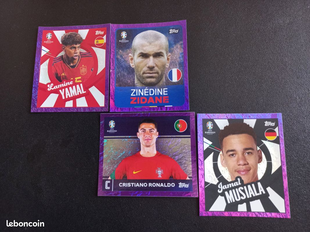 Topps Euro 2024 Autocollant ENG 1 Logo D'Angleterre Feuille Verte