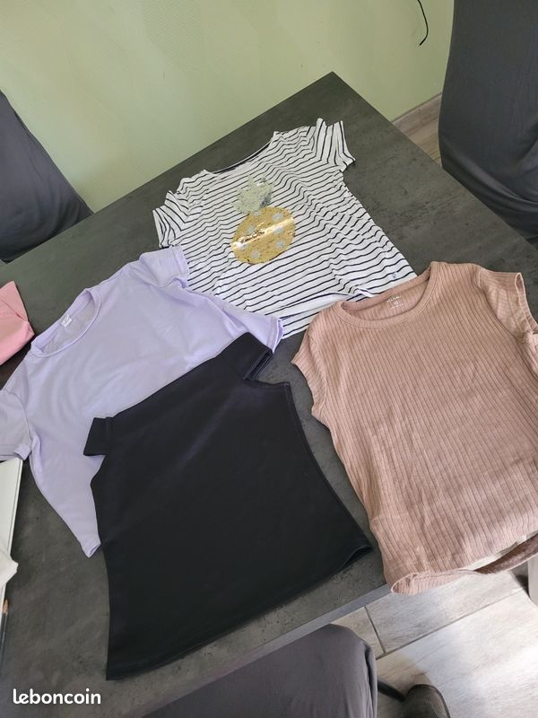 T-shirts fille 12 ans ou xxs (image 2)
