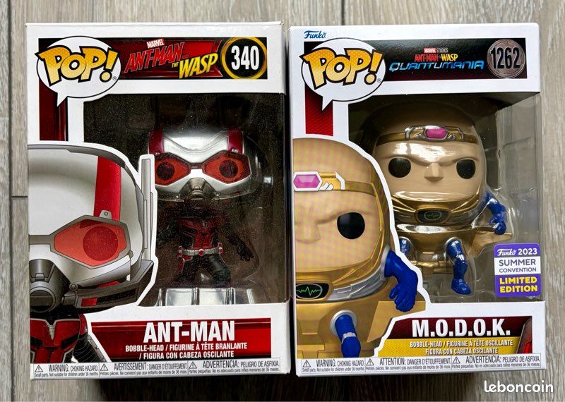 Lot de 2 Figurines Funko Pop Marvel 8-Ant-Man (image 1)