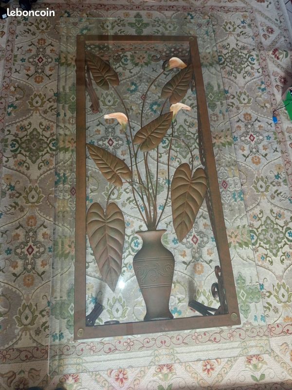 Magnifique table en fer forgé (image 5)