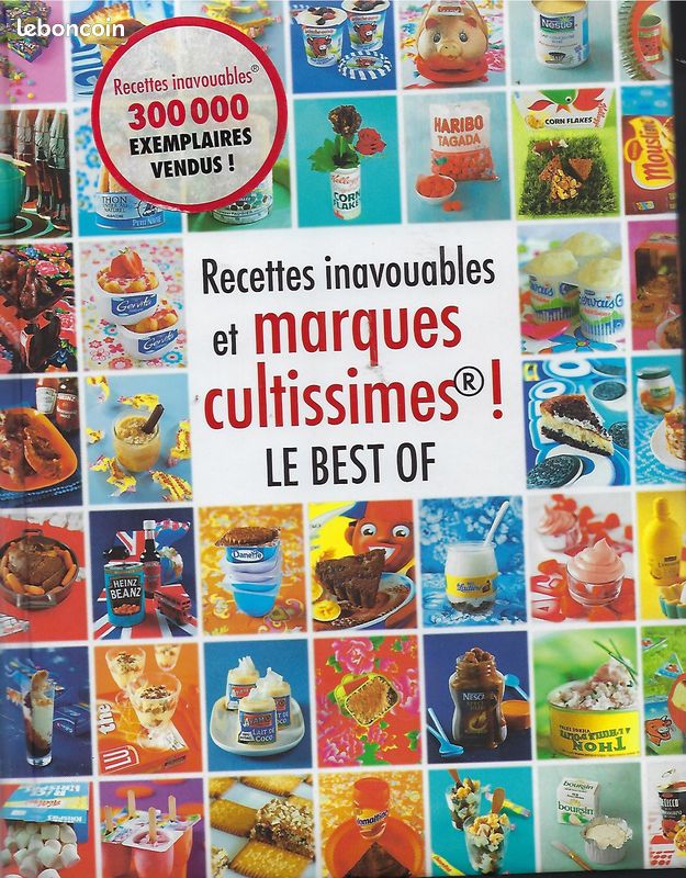 Livre recettes inavouables et marques cultissimes le best of (image 1)