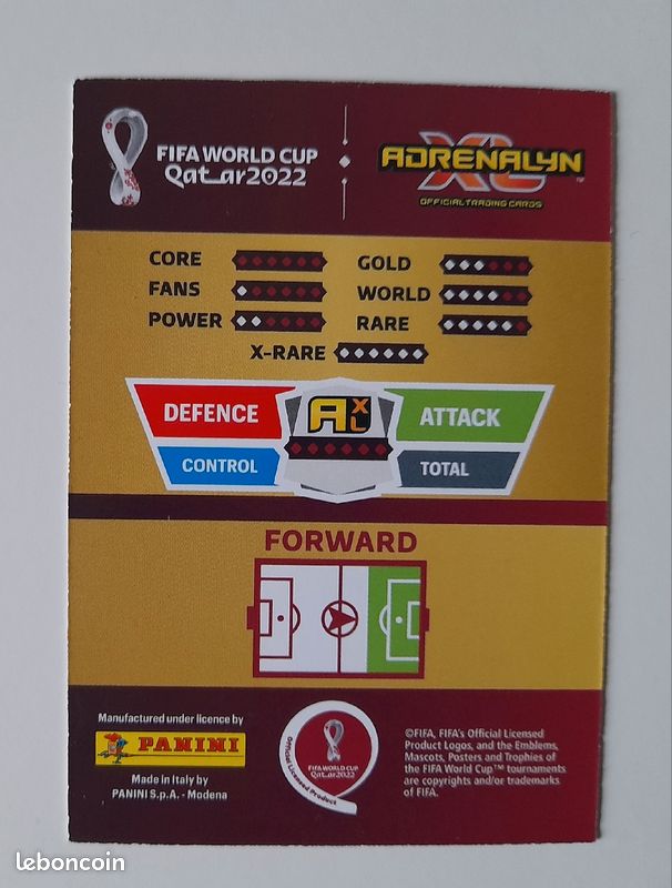 Vincent Aboubakar #296 - Panini FIFA World Cup Qatar 2022. Adrenalyn XL (image 2)