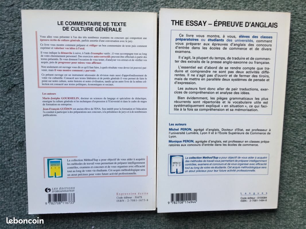Lot de 6 livres "Méthod'Sup" (image 5)