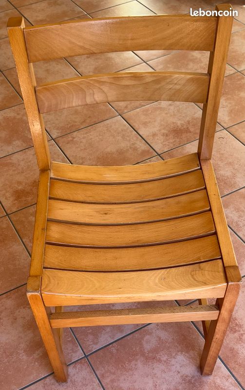 Chaise du bureau en pin (image 1)