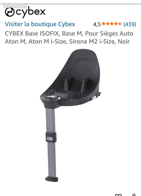 Base voiture ISOFIX cybex (image 4)