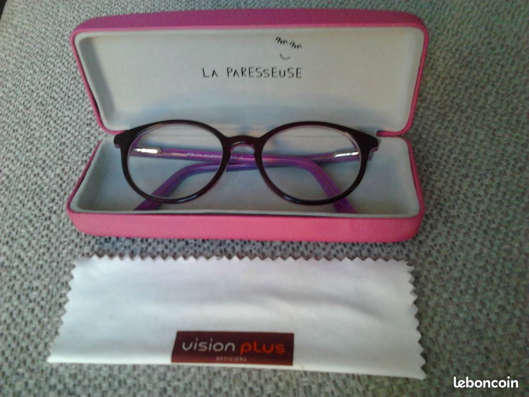 Monture lunettes violette La paresseuse Vision Accessoires