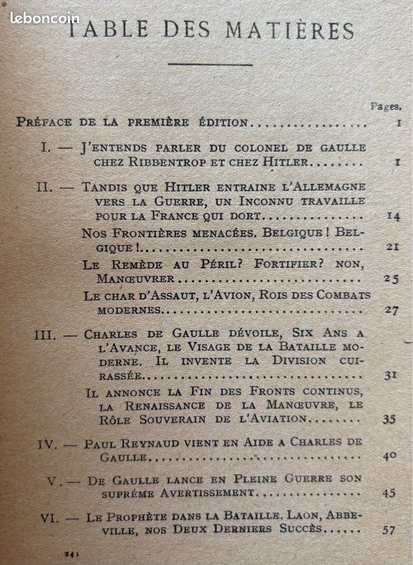 WW2. France. Livre « Charles de Gaulle » par Philippe Barrès (image 3)
