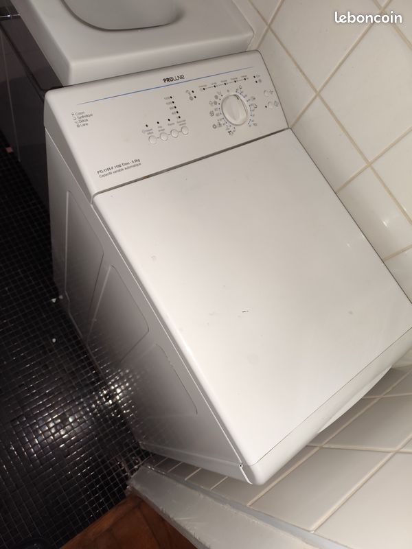 A vendre lave linge proline ouverture dessus (image 2)