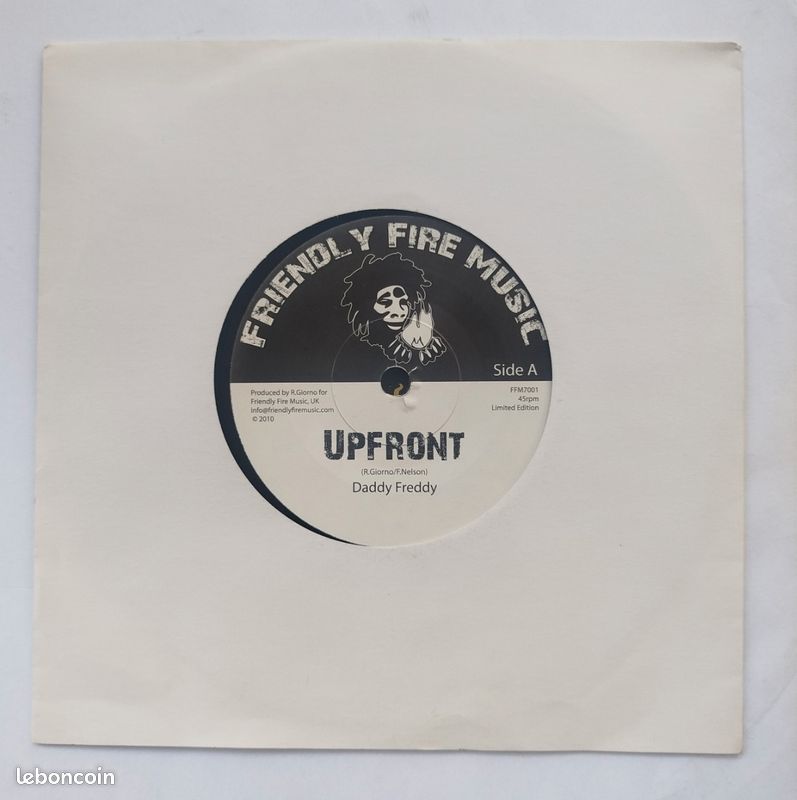 Vinyle reggae-ragga 45t Daddy Freddy (image 2)
