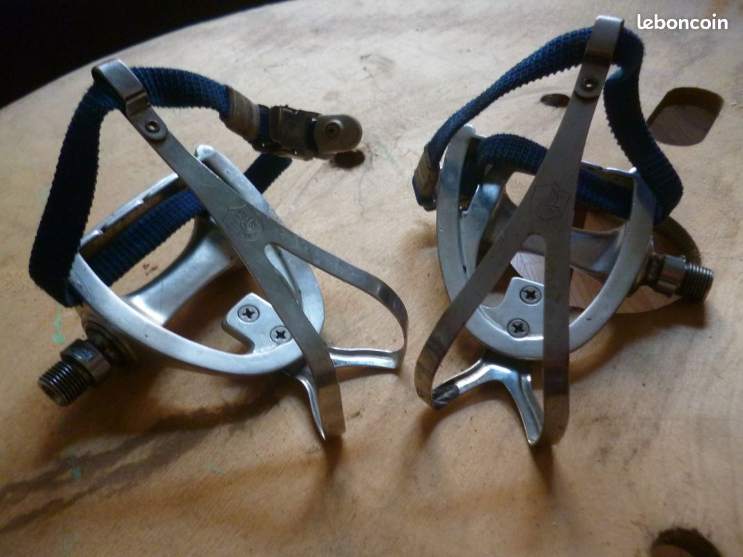 Paire De Sangles De Cale-pieds ERRIBI BREVETTATO – Vélo Course Vintage – Italie
