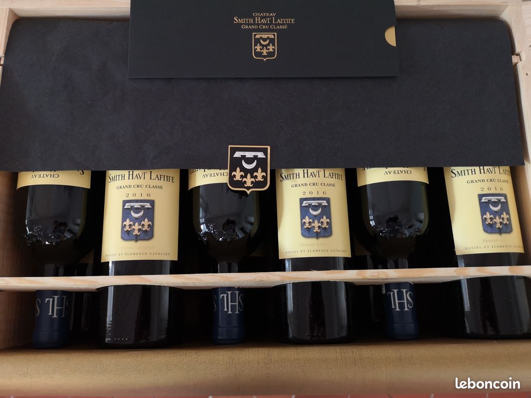 A saisir, rare - Caisse de 12 bouteilles Smith Haut Lafitte 2016 en cave de vieillissement (image 1)