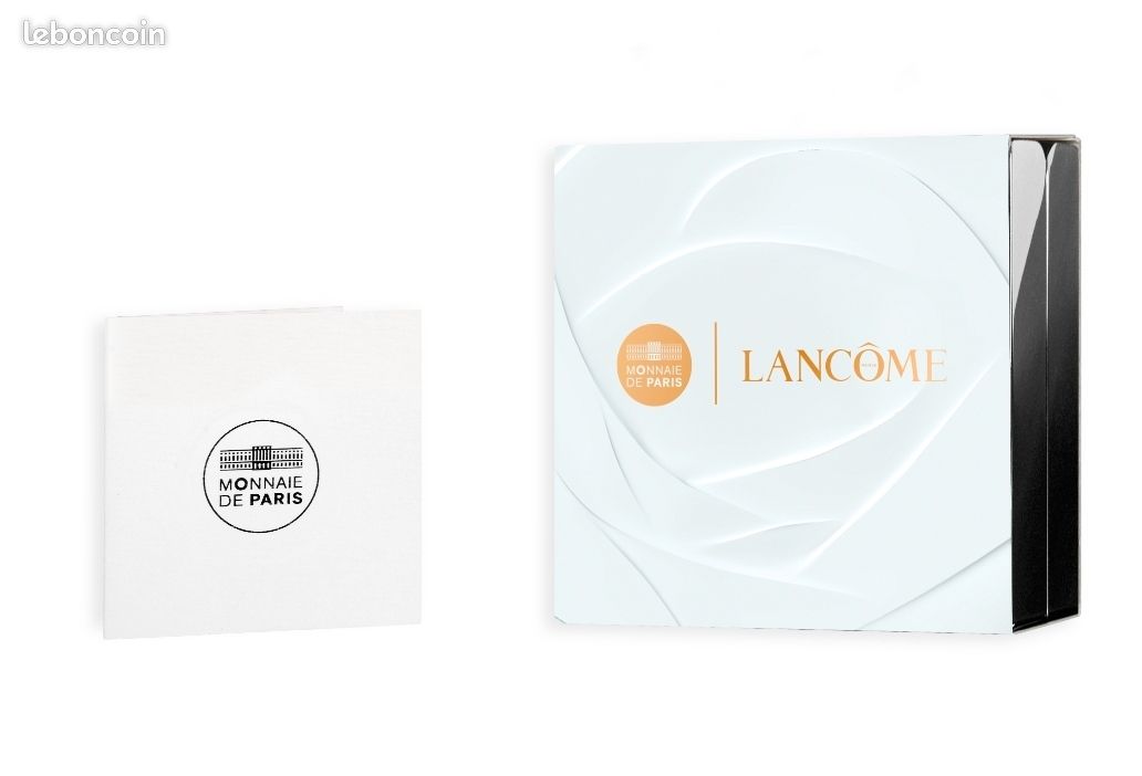 Pièce 20 EUROS Argent BE "90 ans Maison Lancôme" (image 3)
