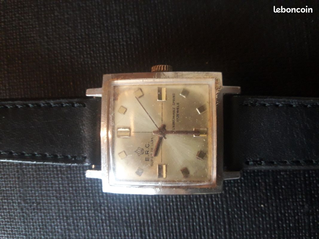 Luxe Tres Belle Montre Homme Ancien Et Très Belle Montre Carré