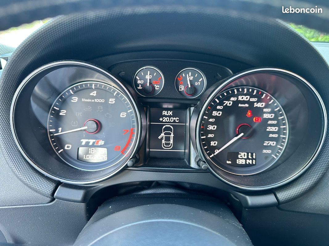 Audi TTS Coupé 2.0 TFSI Quattro 272ch | BVM6 • Alcantara/Cuir • GPS • Xénon (image 10)