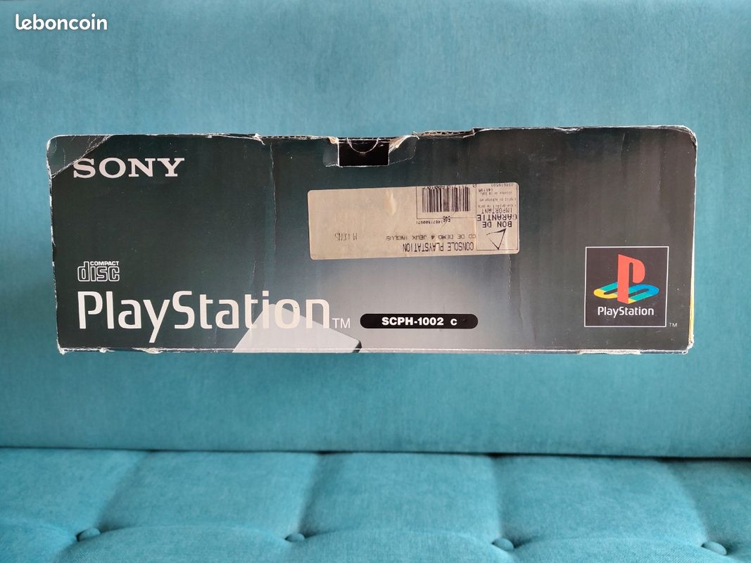 coque du dessus + bouton console Playstation 1 sony PS1 SCPH-1002