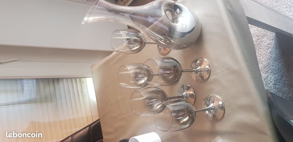 Ensemble verre et carafe (image 1)