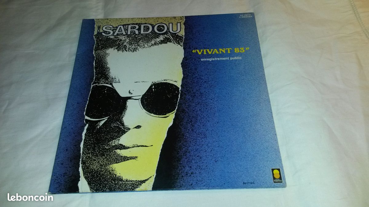 Lot de vinyles 33t et 45t SARDOU (image 1)