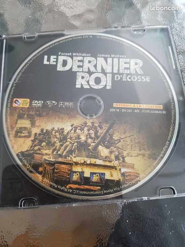 Le dernier roi d'Ecosse DVD sans jaquette (image 1)
