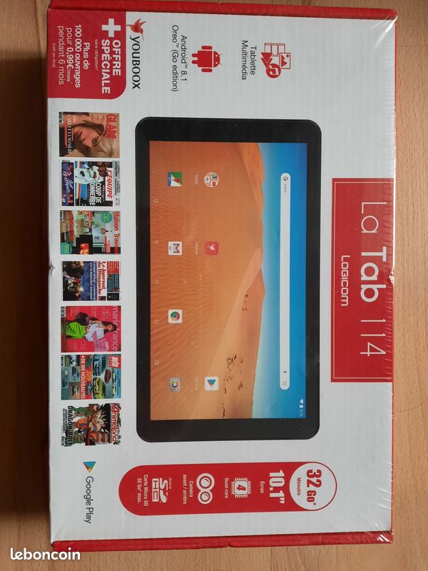 La Tab 114 Logicom, 32 Go de memoire (image 2)
