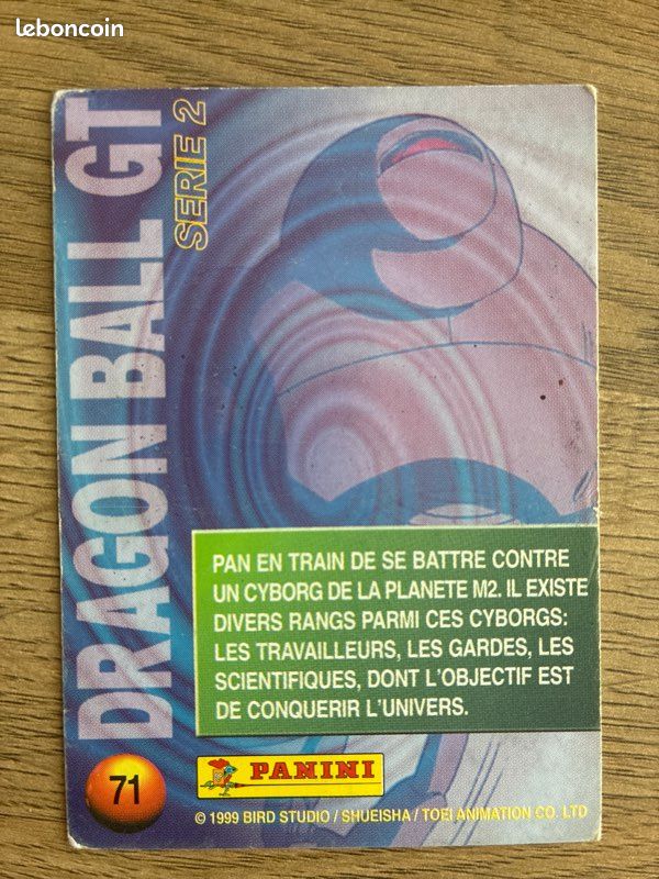 Carte Dragon Ball GT Série 2 - Carte n 71 (image 2)