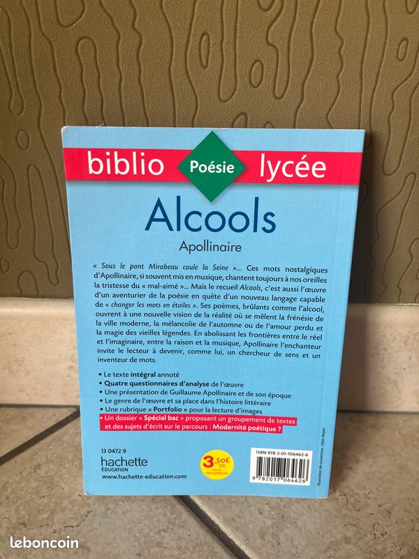 Livre Alcools, Apollinaire (image 2)