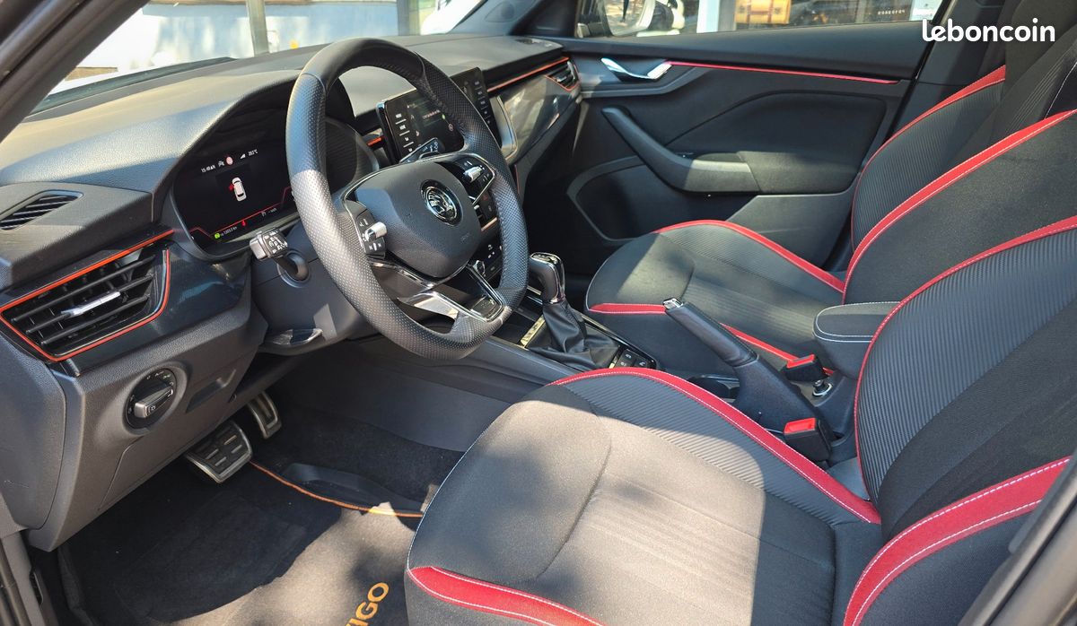 SKODA KAMIQ 1.0 TSI 110cv Monte-Carlo - DSG BVA - Apple Carplay & Android Auto - Coffre et barres de toit inclus (image 5)