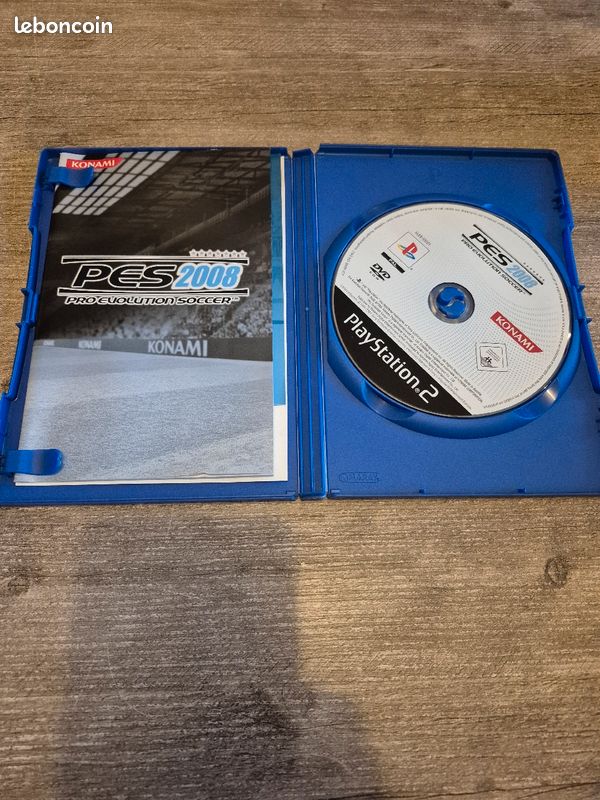 Jeu PlayStation 2 PES 2008 (Pro Evolution Soccer) - Complet Avec Boîte - Occasion Bon état