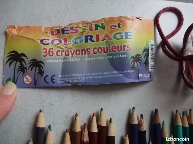 Lot de 40 Crayons de Couleur avec Trousse (image 4)
