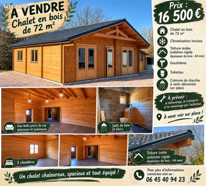 Maison 5 pièces 72 m² · à Domérat · 72 m² · 16 500 €