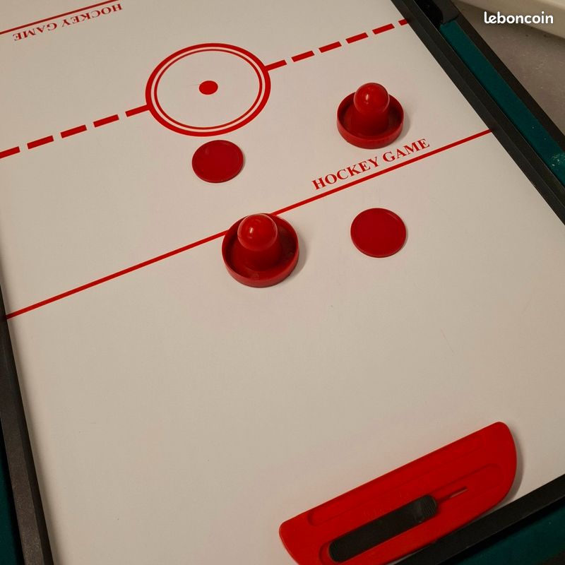 Table de jeux SPORT FUN 4 en 1 (multijeux): baby-foot, billard, hockey, ping-pong/ tennis de table (image 6)