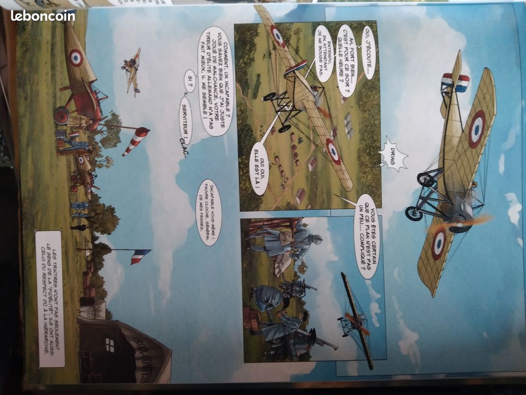 Bd La fille de l'air Tome 2 No womans' land dédicace par les auteurs Davoz et Plateau (image 12)